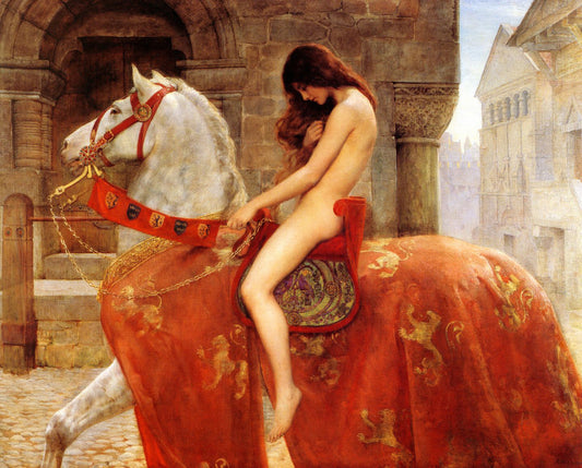 Lady Godiva Oil Painting Reproduction (John Collier, 1897)